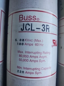JCL3R 5KV 100 AMP SICHERUNG ÜBERSCHUSSBUSSE - Bild 1 von 2