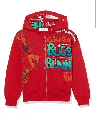 Desigual Kids Jacket Desigual Heavy Gauge Pullover Hoodie - Image 1 of 4