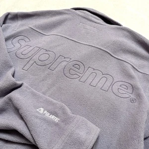 Supreme Sz L Large Polartec Fleece Shirt in Lilac Snap AW23 - Picture 1 of 9