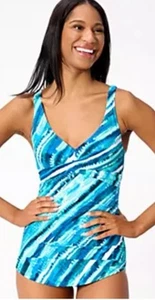 Kim Gravel Badeanzüge für alle Sarong Einteiler Seaside Stripes - Bild 1 von 4