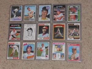 (15) Vintage Baseball Card Lot - STARS - SANTO, KILLEBREW, D. ALLEN+++Nice Cards - Picture 1 of 4