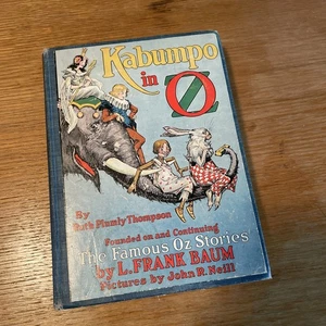 Kabumpo in OZ  1922 1st Edition R.P. Thompson- 83 Illustrations by John R. Neill - Bild 1 von 8