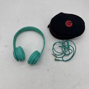 Auriculares Beats by Dre Solo HD Seafoam Aqua Green Teal con cable con estuche probado - Imagen 1 de 6