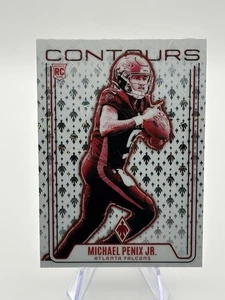 2024 Panini Phoenix Contours #CON-MPJ Michael Penix Jr. Lazer (RC) - Bild 1 von 4