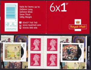 2019, Self Adhesive Barcode Booklets, Elton John, SG PM 68, Fine u/m - Picture 1 of 1