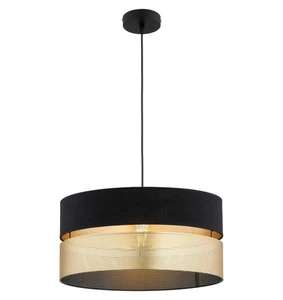 FKL DESIGN Home Deco Hängelampe Schwarz-Gold Deckenleuchte aus Serie N450-ER1 - Bild 1 von 6