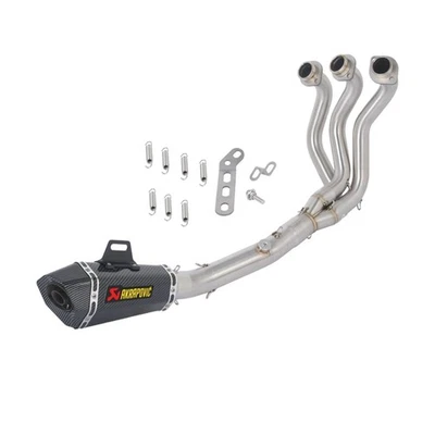 Полная система для Yamaha MT-09 XSR900 2014-2020 наконечники глушителей труб выпускного коллектора - Изображение 1 из 4