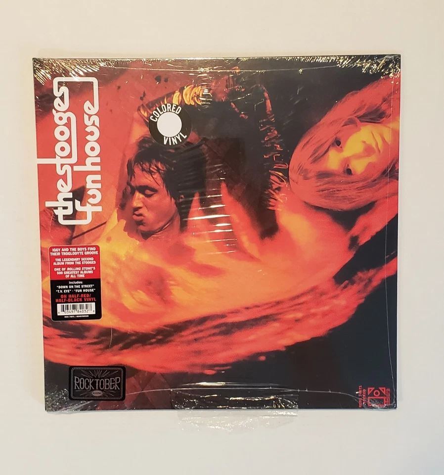 THE STOOGES Fun House Limited Half-Red/Half-Black SEALED $7 Off Listed Price - Image 1 of 3