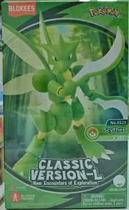BLOKEES POKEMON VERSIÓN CLÁSICA-L NO. 0123 KIT MODELO SCYTHER PACK INGLÉS - Imagen 1 de 8