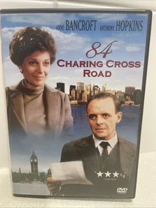 84 Charing Cross Road (DVD, 1986) Anne Bancroft, Anthony Hopkins Reg 1 Fast Post - Picture 1 of 3