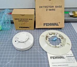 NEU Fenwal CPD7051 Rauchmelder Kopf & Basis 2 Draht - Bild 1 von 4