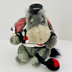 Disney Store Eeyore Gefangener der Liebe Plüsch 11 Zoll Winnie Pooh Ball & Kette  - Bild 1 von 11