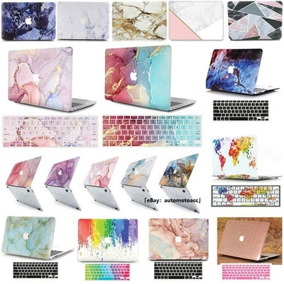 Funda con patrón de color para Macbook M3 Air 13 15 Pro 16 14 11 12 pulgadas + cubierta de teclado Foto 1 de 4
