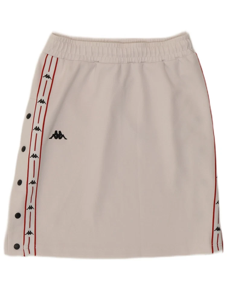 Falda recta gráfica mediana KAPPA para mujer W28 blanca CF09 Foto 1 de 3