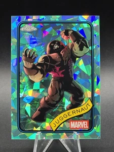 2025 Topps Chrome Sapphire Marvel JUGGERNAUT Aqua Refractor 37/75 #146 - Picture 1 of 6