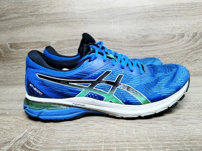 Scarpe da corsa ASICS GT-2000 FlyteFoam uomo UK 11 blu/nero/blu ottime condizioni - Immagine 1 di 4