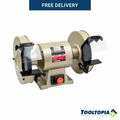 SIP Bench Grinder 10" 230V 750W 2980RPM 250mm x 25mm Coarse and Fine Grit Wheel - Image 1 of 4