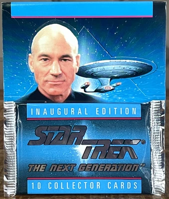 Impel Star Trek 1992© The Next Generation edición inaugural 🚀 paquete de 10 tarjetas embalaje original
