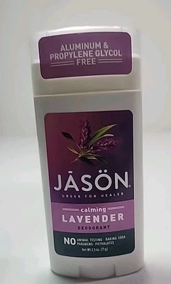 Дезодорант лаванда лаванда, палочка, 2,5 унц от Jason натуральные продукты - Изображение 1 из 2