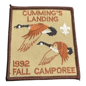 Cumming's Landing Boy Scout Camp Patch 1992 Fall Camporee BSA - Picture 1 of 2