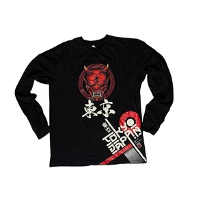 T-shirt manica lunga originale Gravity Tokyo Japan stampa grafica - M - Foto 1 di 6