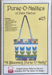 Handtasche-O-Nalities Schnittmuster 115 A blühendes Portemonnaie-O-Nality Palm Harbor Nähen ungeschnitten - Bild 1 von 3