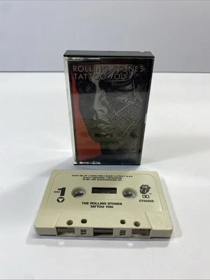 The Rolling Stones ‎– Tattoo You - CASSETTE TAPE - Classic Rock Music - 1981 - Image 1 of 4