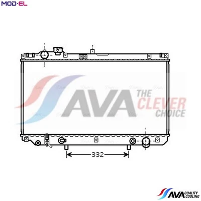 RADIATOR ENGINE COOLING TO2313 FOR LEXUS 2JZ-GE 3.0L 6cyl GS1UZ-FE 4.0L 8cyl GS - Image 1 of 4