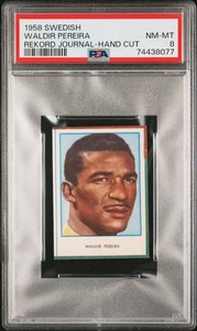 Waldir Pereira "Didi" 1958 Swedish Rekord  Rookie PSA 8 Pop 1. None Higher!