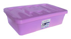Clear Plastic Storage Boxes With Lids Underbed Home Office Stackable Strong Uk