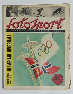 09903 FotoSport anno II n. 5 Febbraio 1952 - Olimpiadi Invernali di Oslo - Foto 1 di 3