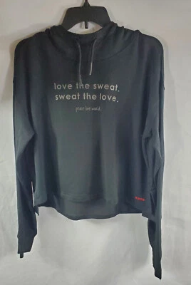 Peace Love World Women's Relaxed Hoodie with Thumbholes Size XS - Image 1 of 4