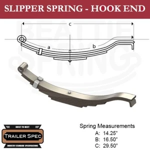 Trailer Leaf Spring Slipper-Hook End 14.25" x 16.5" / 29.5" Long / 4000lbs - Picture 1 of 1