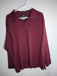 Peruvian Connection Mens Pullover Sweater Size XL Red Baby Alpaca Wool New - Picture 1 of 3