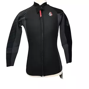 Volcom Muta Stone Zip Giacca Uomo Taglia XL Colore Nero/Grigio Manica Lunga 2mm - Foto 1 di 17