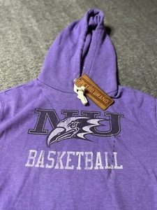 Niagara University Hoodie Purple Eagles Basketball Large Soft Nwt - Picture 1 of 5