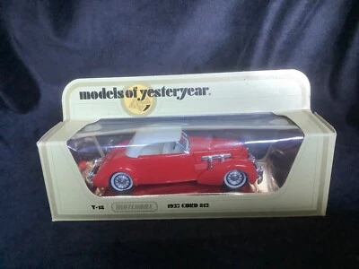 Matchbox Models of Yesteryear Y-18 1937 Cord 812 New in Box-1978 made in England - Image 1 of 4