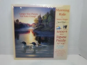 Morning Ride by James Merger 1000+ Piece Jigsaw Puzzle 27" x 35" - Eco-Friendly - Picture 1 of 6