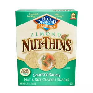 Blue Diamond Almonds, Country Ranch Nut Thin Crackers, 4.25Oz - Picture 1 of 12