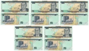 Honduras - 5 pcs х 50 Lempiras 2019 UNC P. 103d Lemberg-Zp - Picture 1 of 2