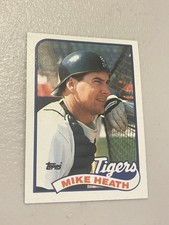 1989 Topps Mike Heath Detroit Tigers #743