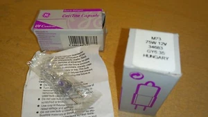 3 X GE Halogen lamp 12v 75w GY6.35 - Picture 1 of 2