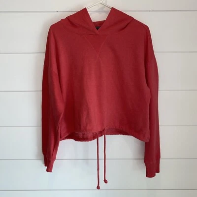 Sudadera con Capucha French Laundry - L Coral Recortado Capucha Pullover Corbata Cintura Foto 1 de 4