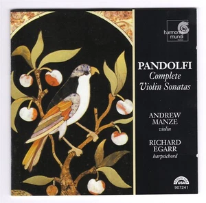 PANDOLFI komplette Violinsonaten CD Andrew Manze (Violine) reich. Egarr - Cembalo - Bild 1 von 1