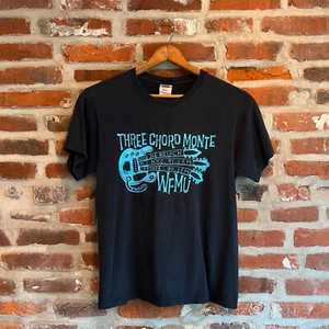 Camisa De Colección Y2K WFMU Three Chord Monte Pequeña Negra Joe Block Ciudad de Nueva York Nueva York - Imagen 1 de 8