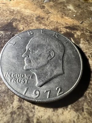 1972 eisenhower dollar no mint mark - Image 1 of 4