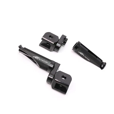 Black SHINOBI Rider Foot Pegs 25mm Extension For Kawasaki ER-6F Ninja 650R 09-16 Foto 1 de 4