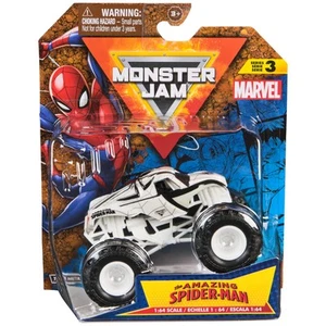 Monster Jam Marvel Series 3 Amazing Spider-Man Monster Truck Die-Cast 1:64 Scale - Picture 1 of 7