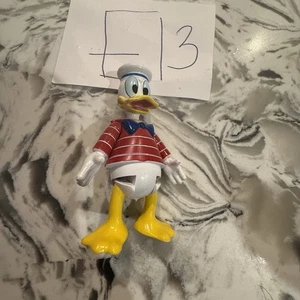 Disney Donald Duck rot weiß gestreiftes Shirt PVC Figur Cake Topper - Bild 1 von 2