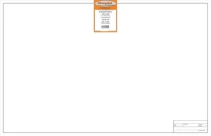 Clearprint Vellum Sheets with Engineer Title Block, 22x34 Inches, 16 lb., 60 GSM - Picture 1 of 1